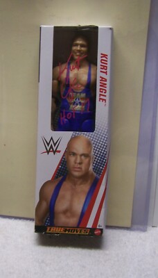 RAMbo KURT ANGLE signed wrestling ACTION FIGURE w/COA ***BONUS ...