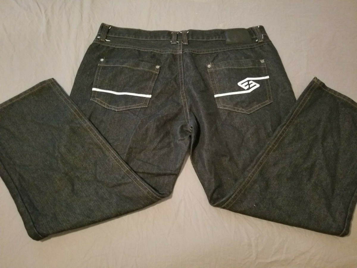Mens Vintage eynce Jeans 44x32 Loose Straight Denim Pants 42x30 | eBay