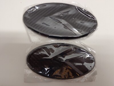 Front and Rear Black 3D K Logo Emblem for K1 K5 Optima 2010-2018 New