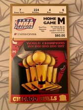 1998 NBA Finals Game M Ticket - Michael Jordan's Last Home Game - Bulls vs Jazz