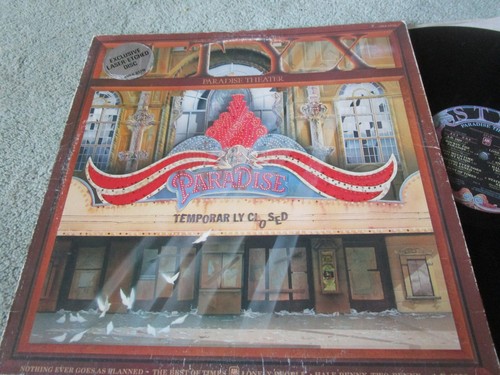 Styx – Paradise Theatre A&M Records AMLK 63719 Etched Vinyl LP Album - Picture 2 of 7