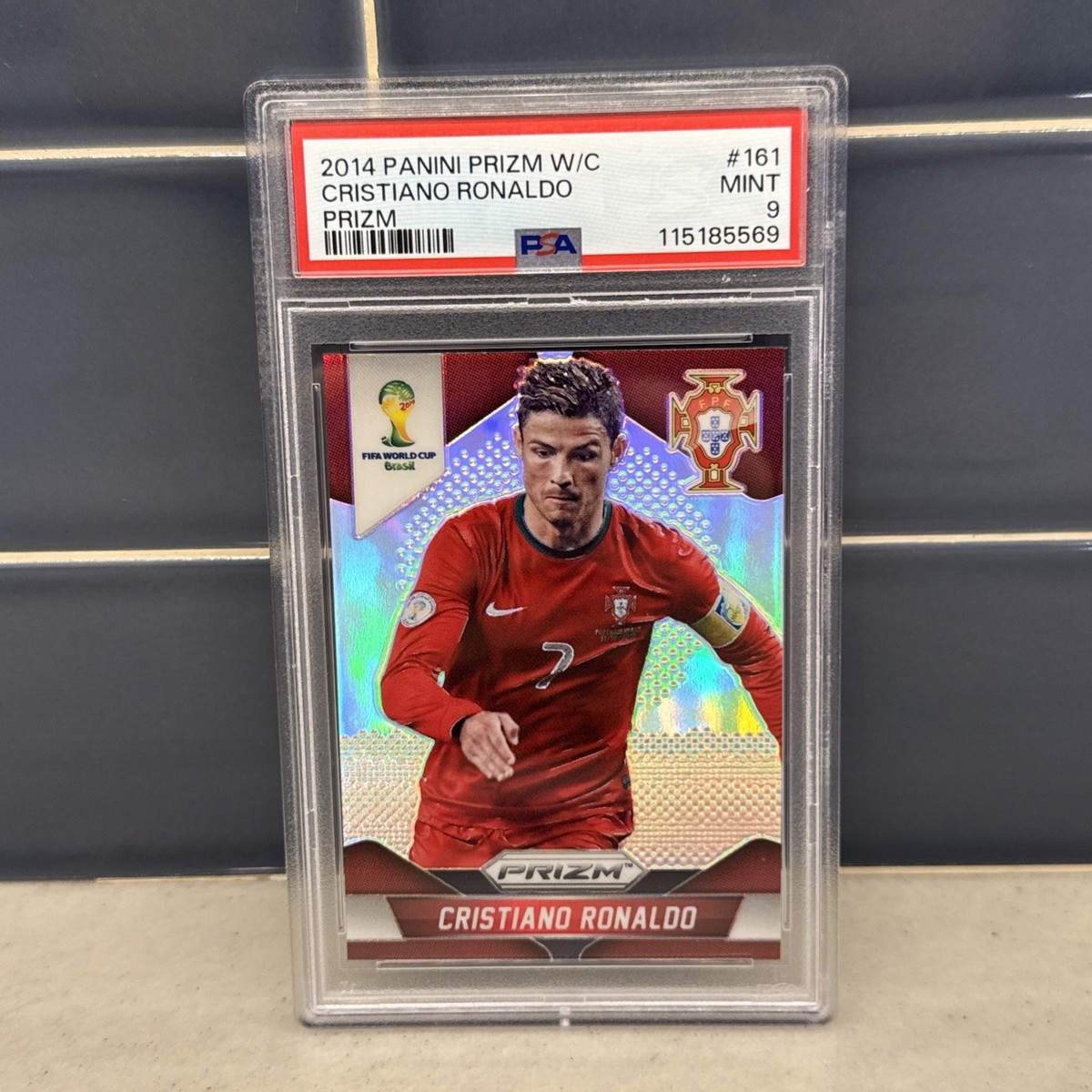 クリスティアーノ・ロナウド 2014 Panini prizm psa8 yellow&red