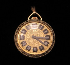 Vintage Majestime Pendant Watch Mechanical Wind Up Swiss Made and Works