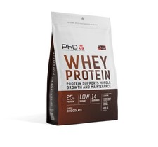 PhD Whey Protein Supports Muscle Growth and Maintenance 500g Chocolate 29.08 per kilo