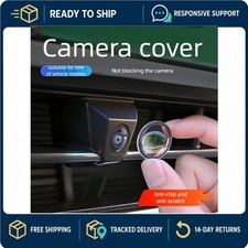 2PCS Car Front Bumper Camera Lens Protector Anti-Scratch Shield Cover Kit