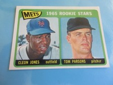 Click to enlarge Mets 1965 Rookie Stars (Cleon Jones / Tom Parsons)
