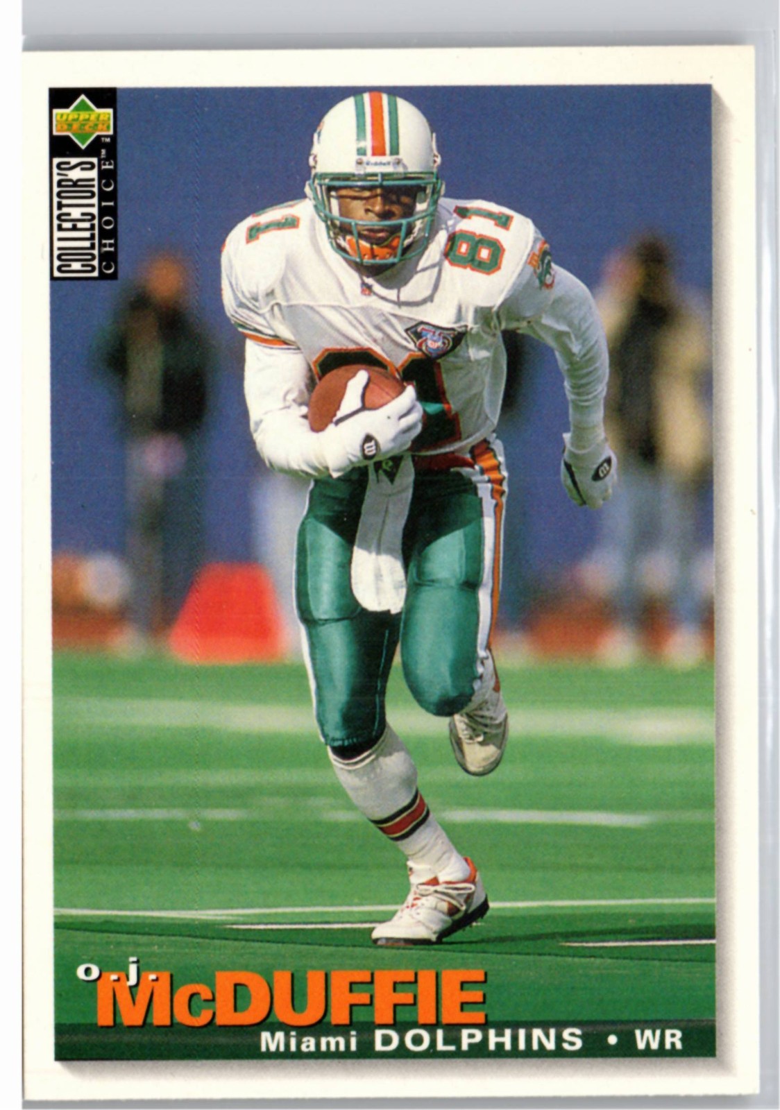 O.J. McDuffie #81 1995 Collector's Choice Football