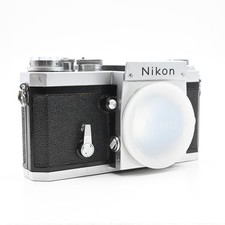 Nikon F SLR Camera Body Chrome Read Notes 612