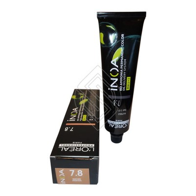 Loreal Inoa #7.8 No Ammonia Permanent Hair Color Euro=7.8/7M 2oz