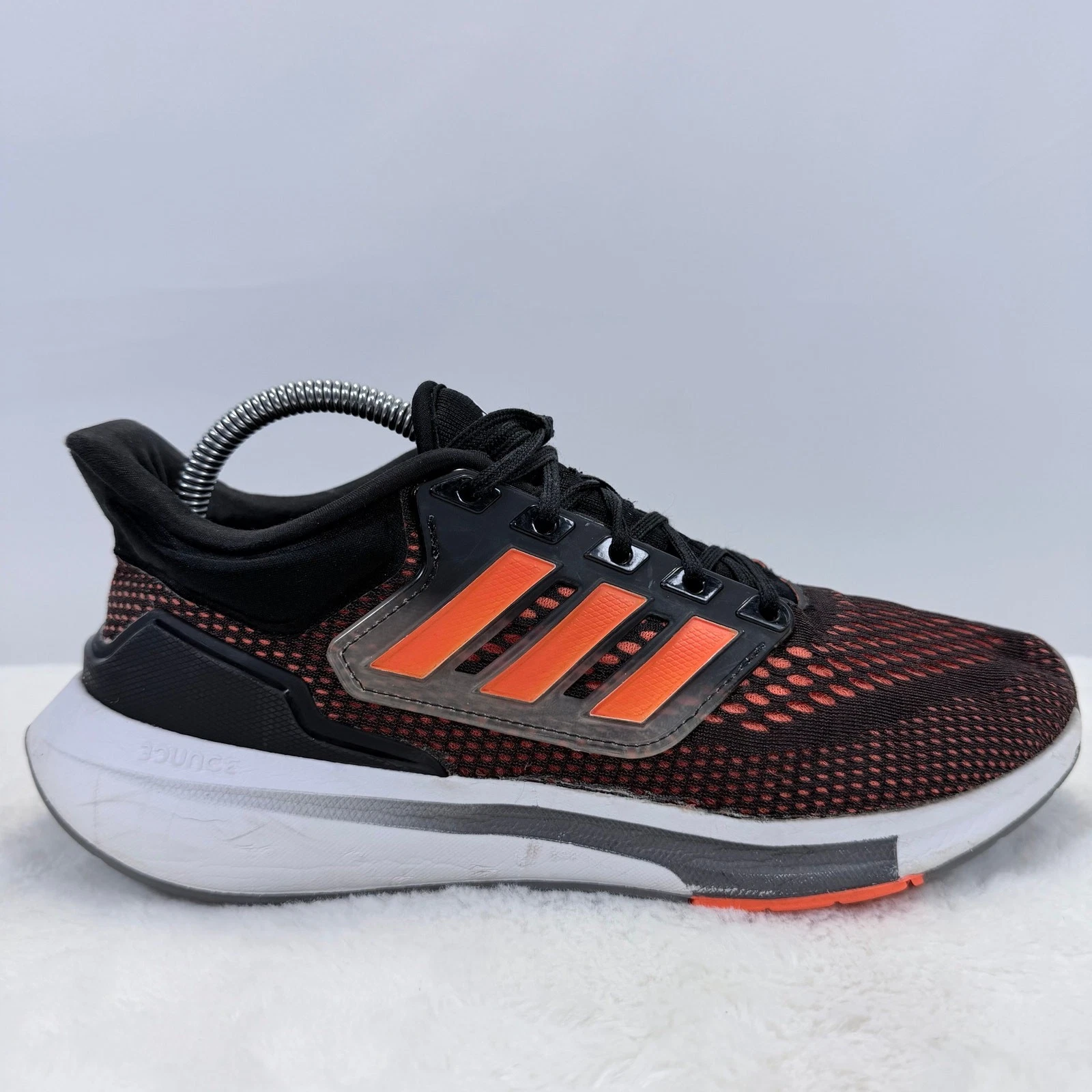 Adidas EQ21 T5 Trail Running Shoes Black Orange Iron Mens Size 8