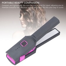 Mini Straightener Flat Iron Portable USB Anti Scald Multi Functional Small Flat