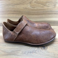 CYDWOQ Slope Mens Shoes 10.5 EU 44 Brown Leather Handmade in The USA