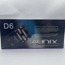 Audix D6 Cardioid Wired Dynamic Microphone free shipping