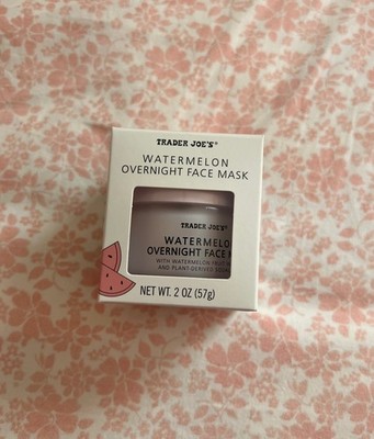 New Trader Joe's Watermelon Overnight Face Mask New In Box 2 Oz Moisturizer 