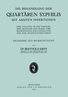 Na Kihn | Die Behandlung Der QuartäRen Syphilis Mit Akuten Infektionen | Buch