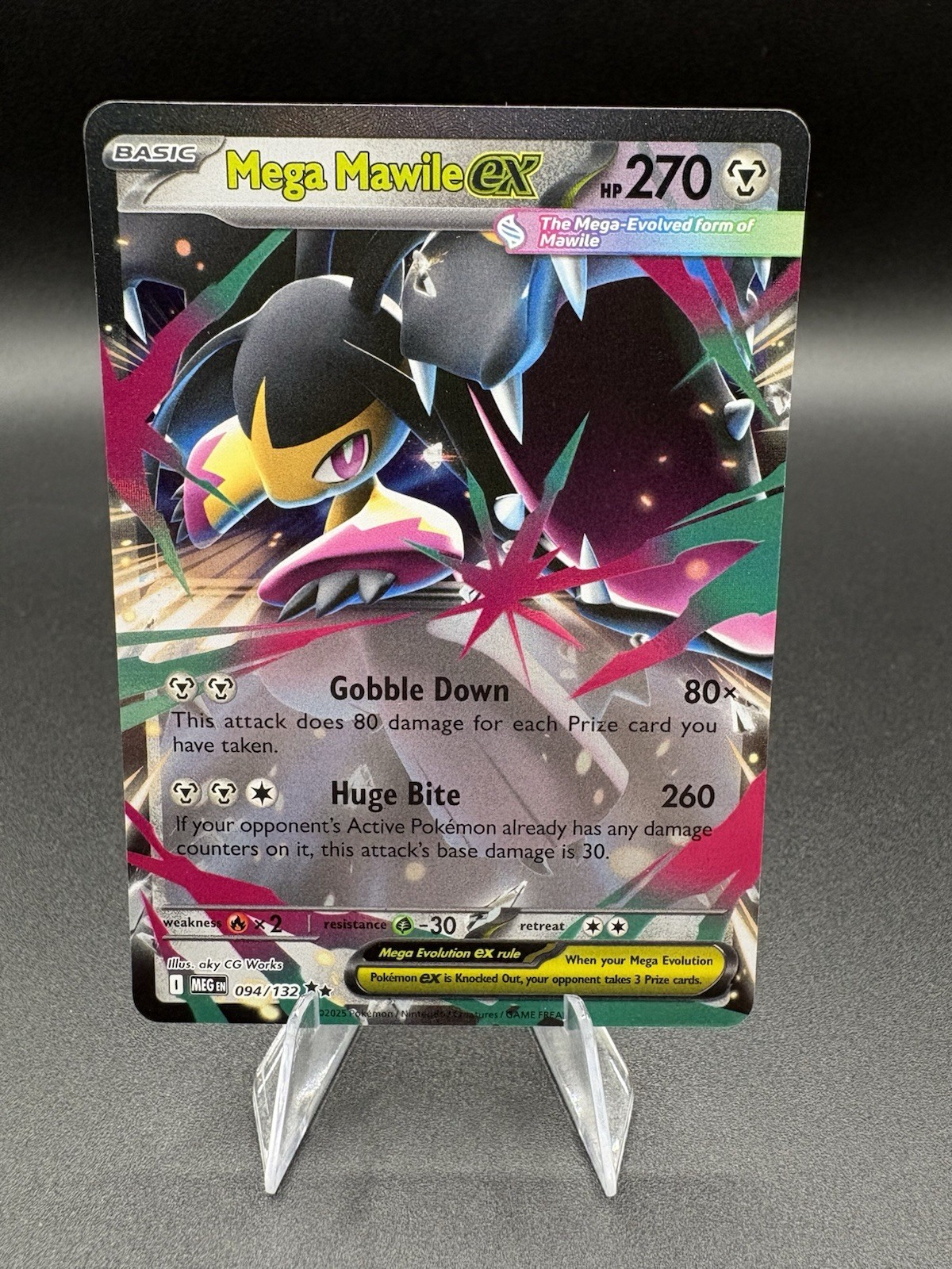 Mega Mawile Ex 94/132 Double Rare Pokemon Mega Evolution NM
