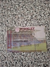 MATCH TICKET PREMIER LEAGUE BURNLEY V MAN UTD 3rd dec 2002