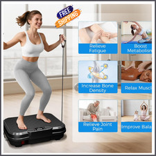 Vibration Plate Exercise Machine Lymphatic Fitness Platform 400LB