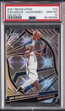 2021 PANINI REVOLUTION GALACTIC #72 SHAI GILGEOUS-ALEXANDER PSA 10