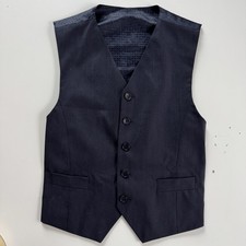 D & G Dolce & Gabbana Navy Five Button Suit V...