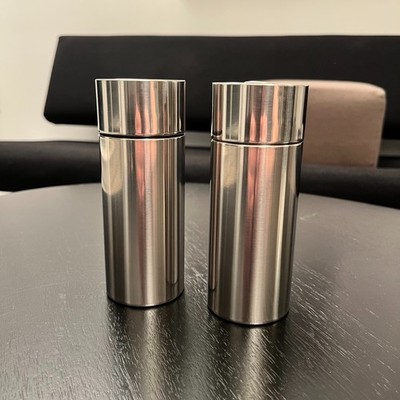 Arne Jacobsen, Salt & Pepper Mills, Cylinda Line, Stelton. 