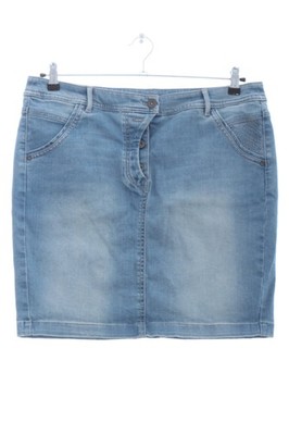 TAIFUN Jeansrock Damen Rock Gr. DE 42 blau Casual-Look