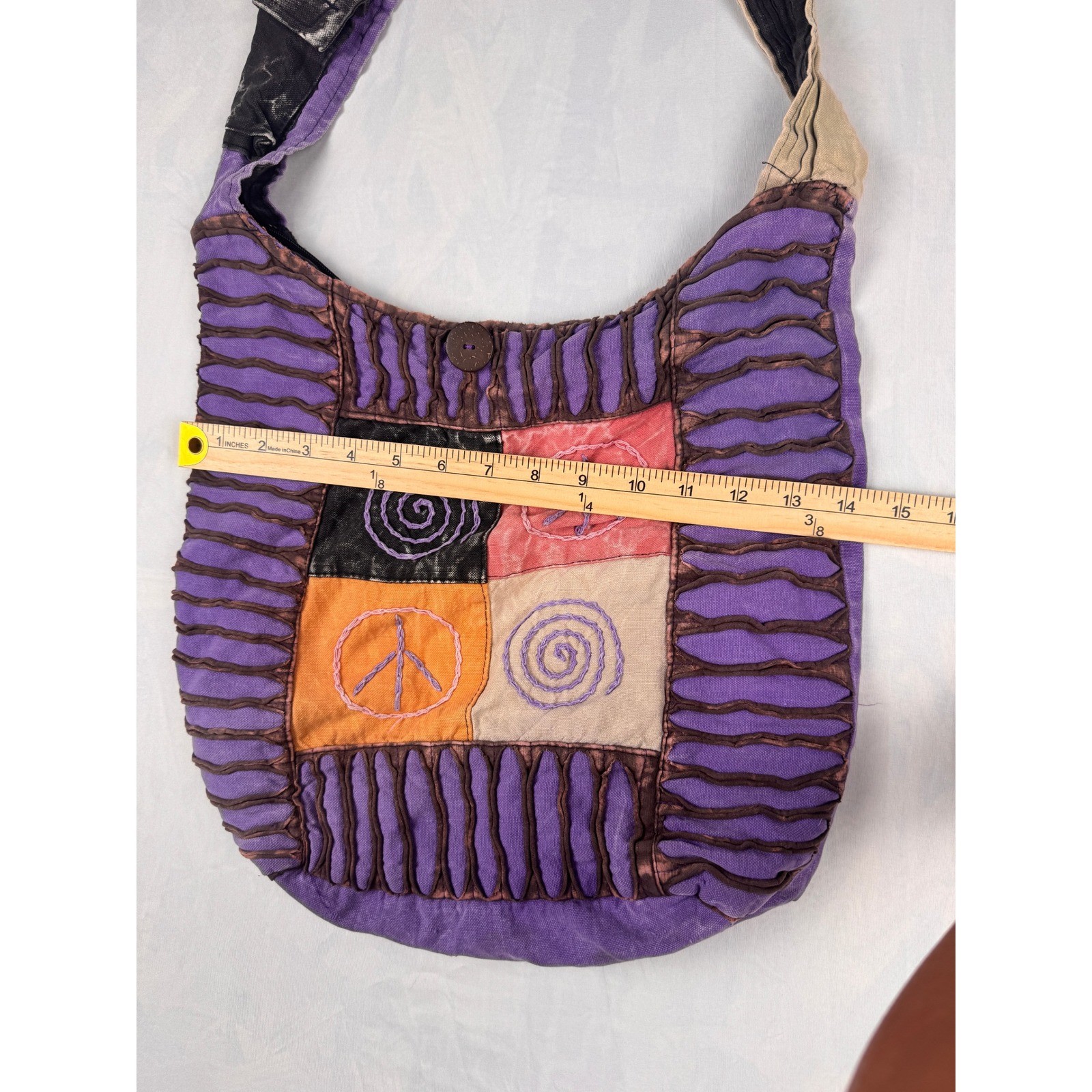 Patchwork Hobo Bag – Boho Hippie Style - image 10