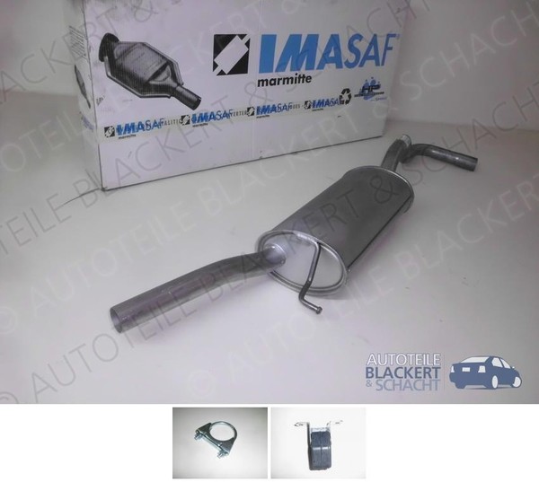 Imasaf ESD Auspuff Endtopf für Seat Cordoba (6K2/C2) 1.0-1.6I/1.9D/2.0I -7/96-image