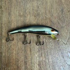 Cotton Cordell Vintage Ripplin Red Fin Silver Chrome Triple Treble Hook Lure