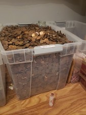 Pennies 1959-1982 Copper Cents (Sold in 1 Pound Increments -145 Coins)
