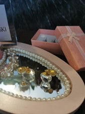 SWAROVSKI 2X "ATOMIZZATORE DI PROFUMO" CRYSTAL MEMORY OTTIME CONDIZIONI