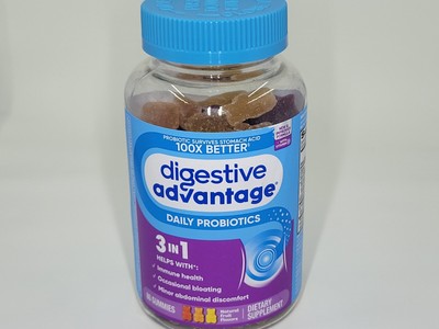 Digestive Advantage 3 In 1, 60ct Gummies. EXP: March 2026