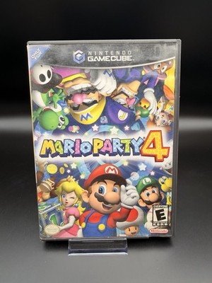 Nintendo GameCube Mario Party 4 Authentic *Tested & Works* CIB Complete (READ)