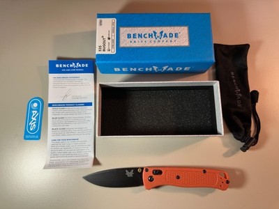 Benchmade Bugout 535 Folding Knife Orange - New Read Description