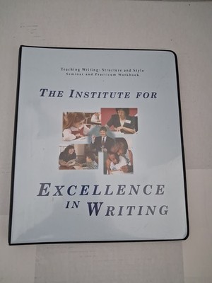 IEW Teaching Writing Structure and Style Seminar Practicum Workbook Binder Only