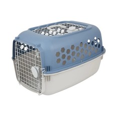 Vibrant Life Multicolored 24 in Plastic Double Door Dog and Cat Kennel