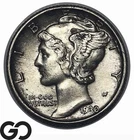 1930 Mercury Dime, Better Date, Choice Unc+