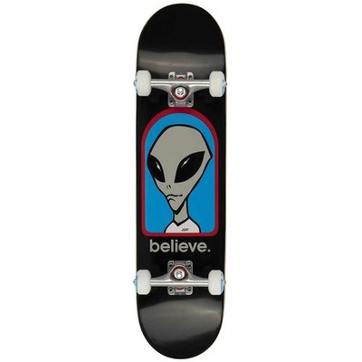 Alien Workshop Believe Factory Complete Skateboard Black 7.75''