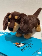 New Jellycat Otto Sausage Dog 28CM plush doll tags+ Brand New With Dust Bag