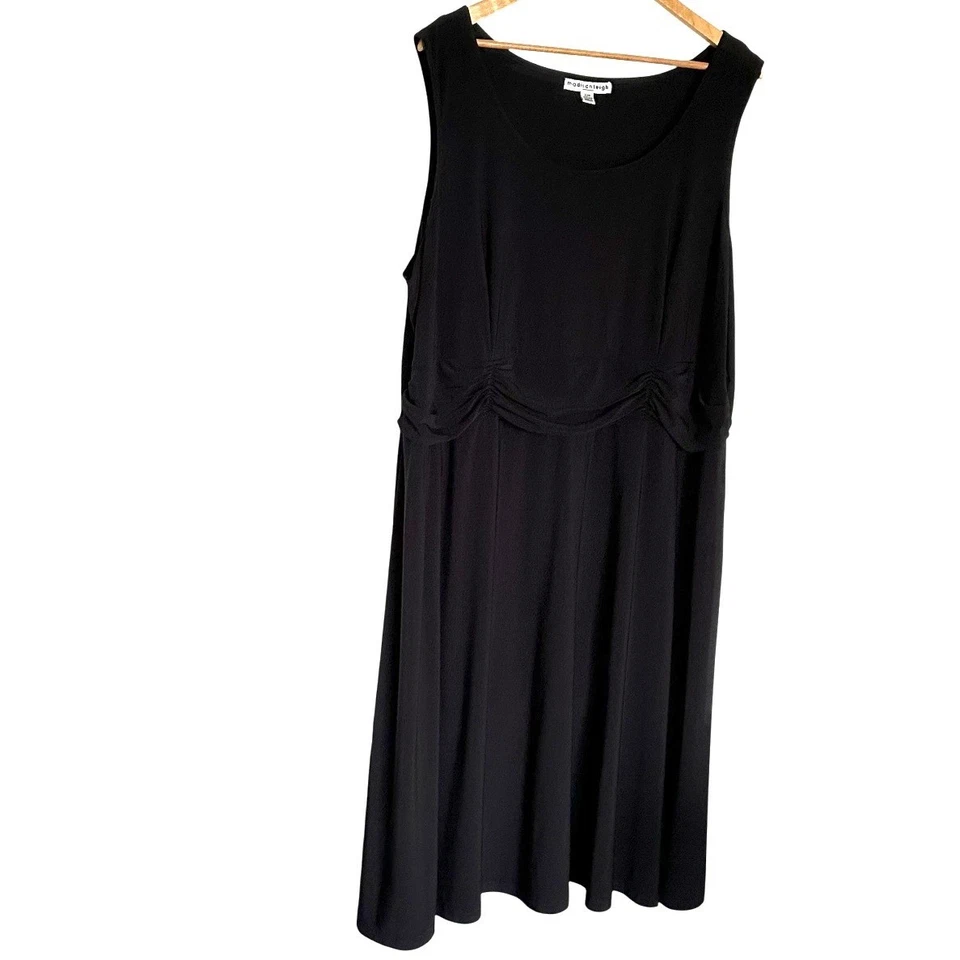 Madison Leigh Dress Women's Size 22W Black Sleeveless Pullover Midi - Image 2 of 4