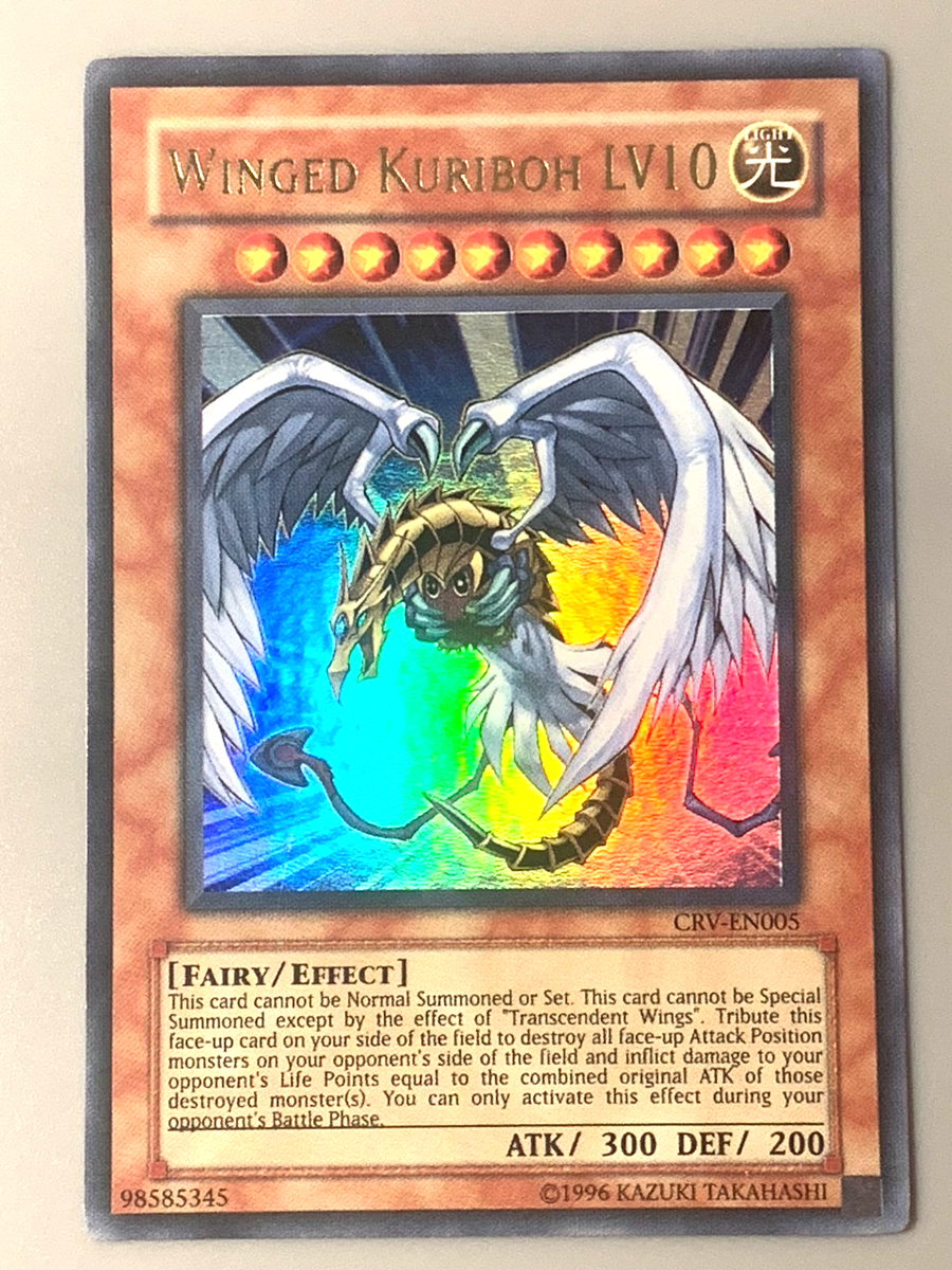 yugioh new kuriboh cards Winged LV6 [BLTR-EN001] Secret Rare may be 1st or Unlimited Edition yugioh Winged Kuriboh LV10 CRV-EN005