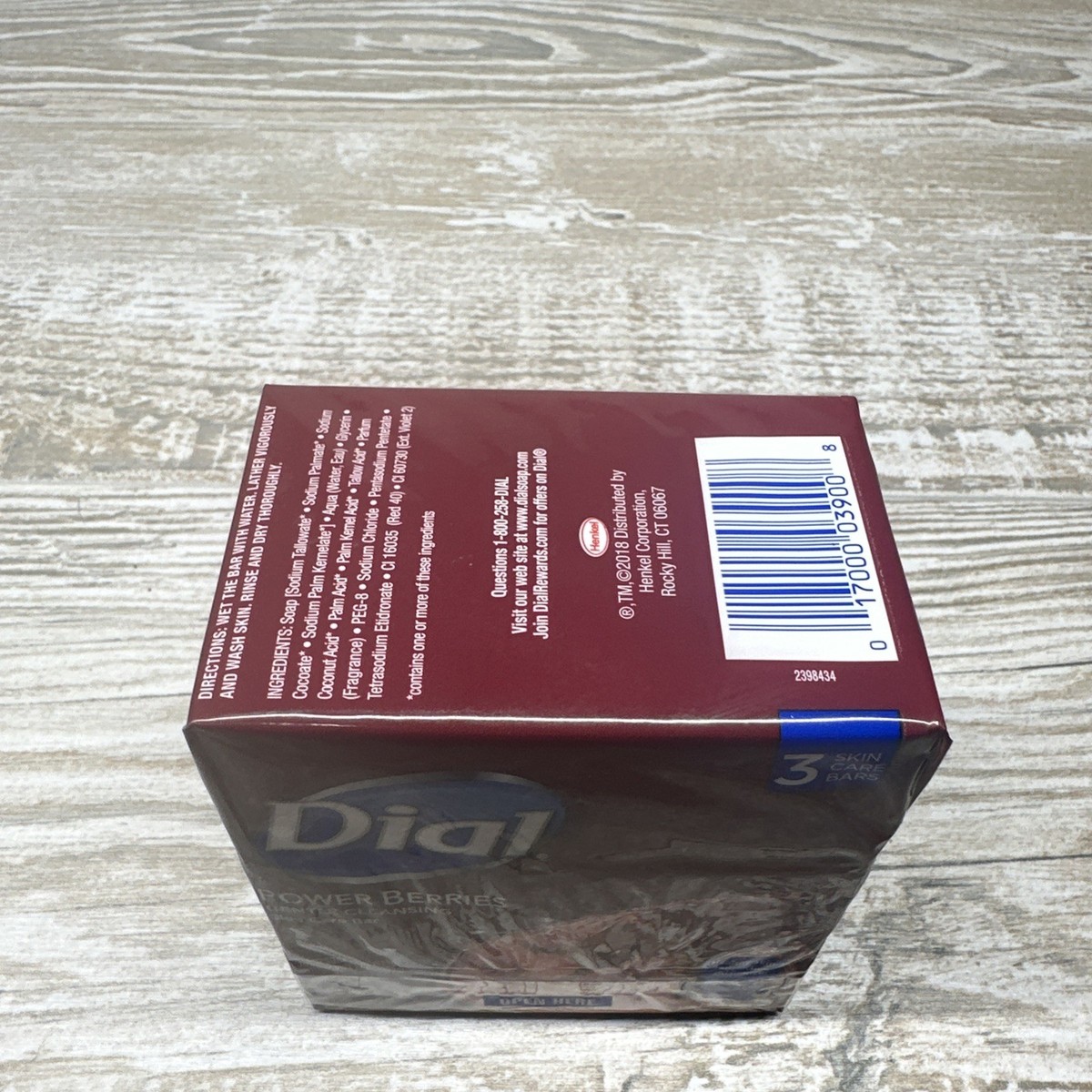 Dial POWER BERRIES Bar Oz Each Glycerin Gentle Skin Care