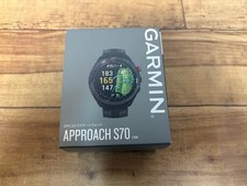 Garmin Approach S70 Premium GPS Golf Watch 47mm Black Wi-Fi Bluetooth