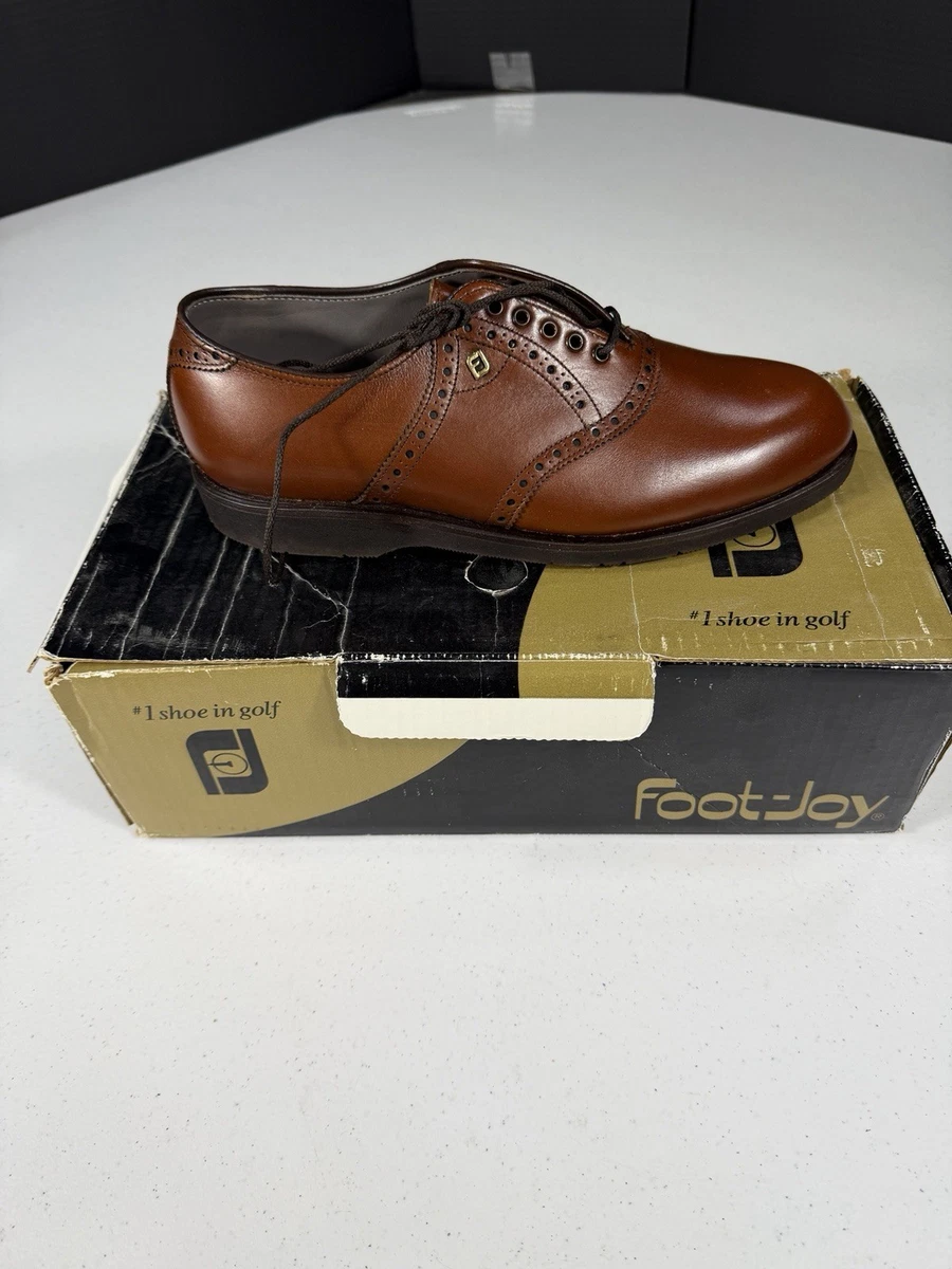 Chaussures golf footjoy sans crampons traditions homme - Marron & marron clair FOOTJOY