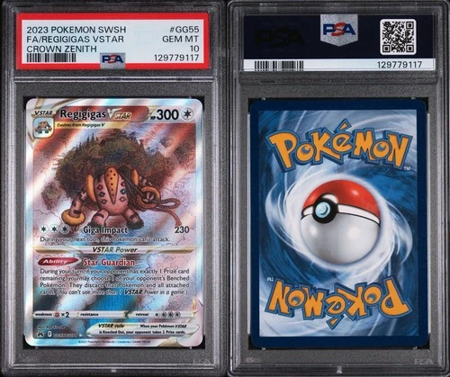 PSA 10 Regigigas VSTAR GG55/GG70 Galarian Gallery Holo Pokémon 2023 Crown Zenith