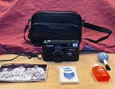 Canon Sure Shot Telemax 35mm Point-and-Shoot Film Camera w/ Case UNTESTED 