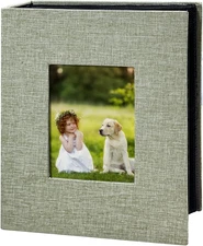 Photo Album 4x6 with 200 Pockets, Slip-in Picture Albums, Linen Cover Memory Boo