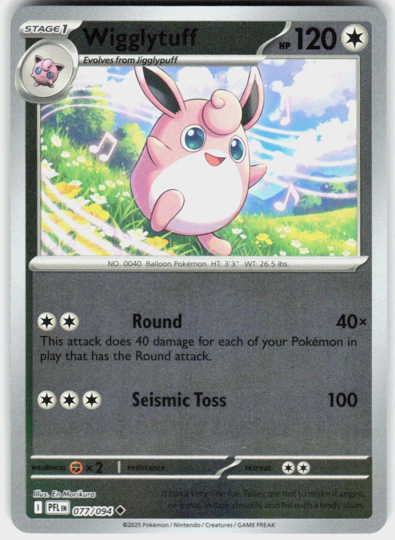 Wigglytuff - Uncommon ME02: Phantasmal Flames 077/094 NM