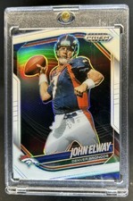 2025 Panini Prizm Black John Elway White #/175 Broncos