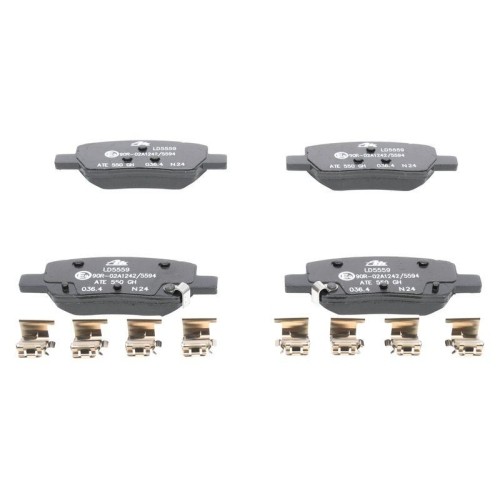 1X Ceramic Bremsbelagsatz, Scheibenbremse ATE 13.0470-5559.2 FüR Hyundai KIA-image